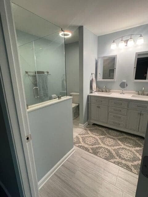Bathroom Remodel - Canton, GA - Hallway View After
