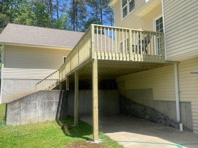 Deck Remodel - Canton, GA - Side View