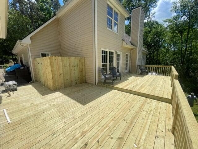 Deck Remodel - Canton, GA - Top View